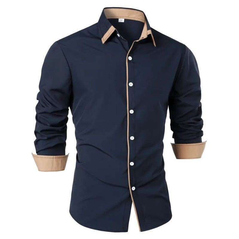 Men Formal Wear Top - New European Mens Shirt Slim Fit