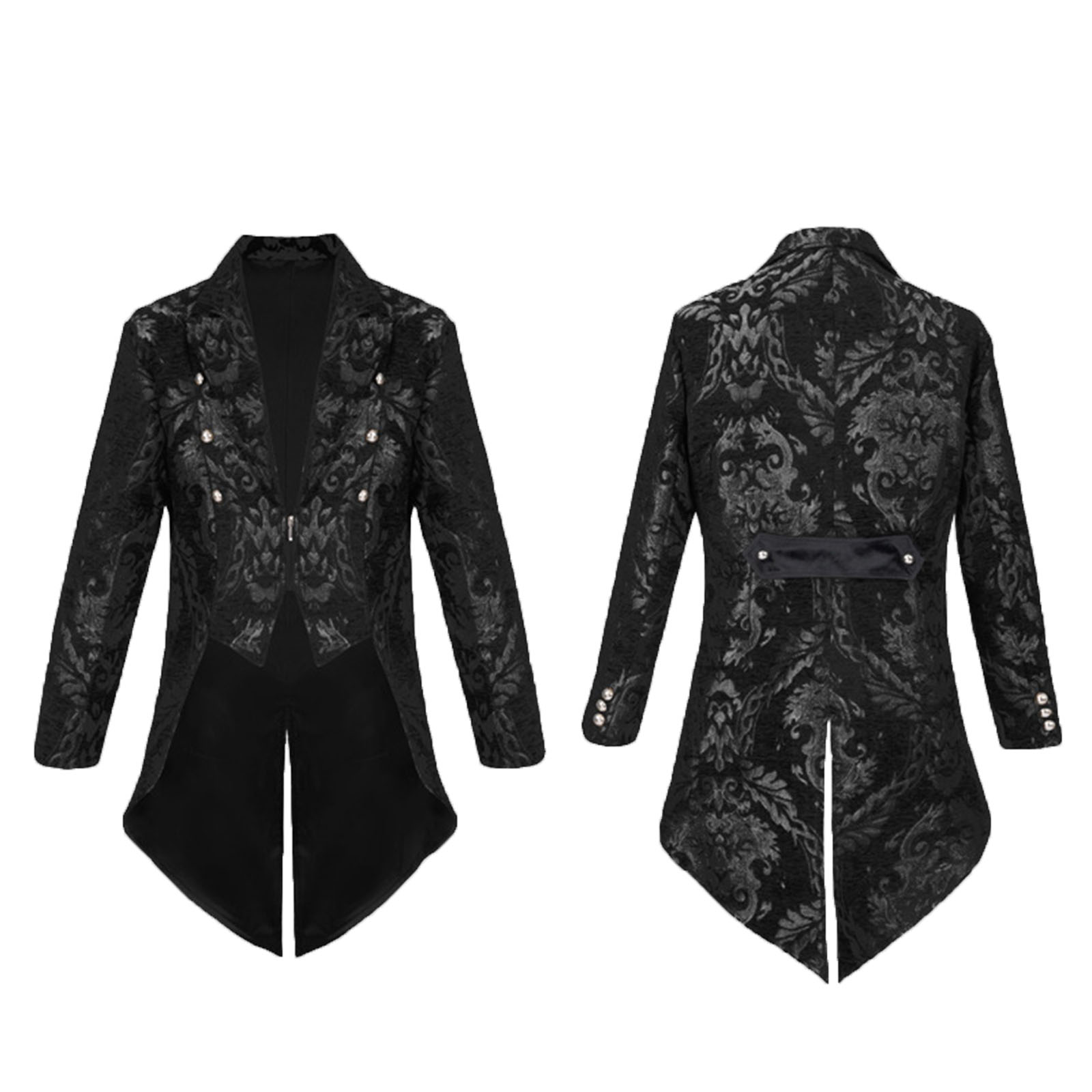 Medieval Mens Tailcoat Steampu - Men'S Gothic Formal Wear 评论和价格