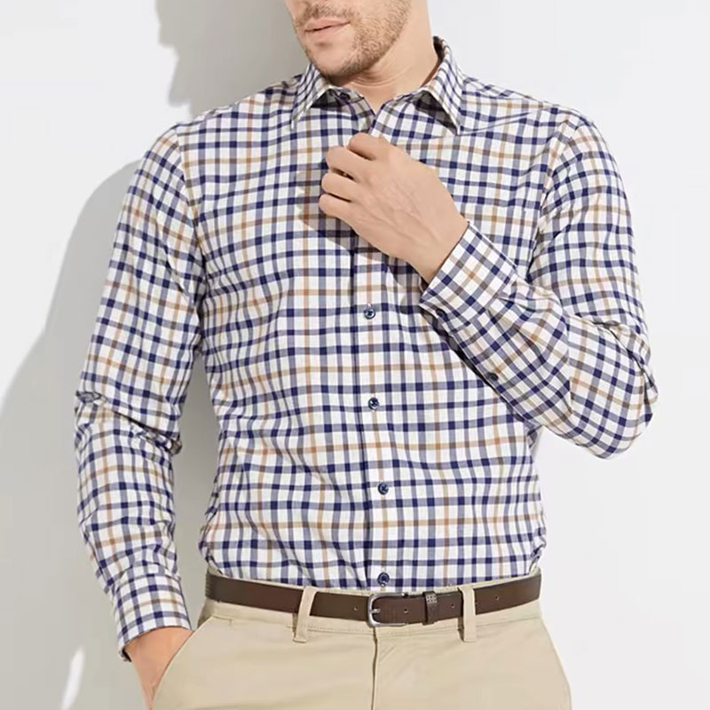 Men's long sleeve shirt pure c - Men Formal Wear Top 评论和价格