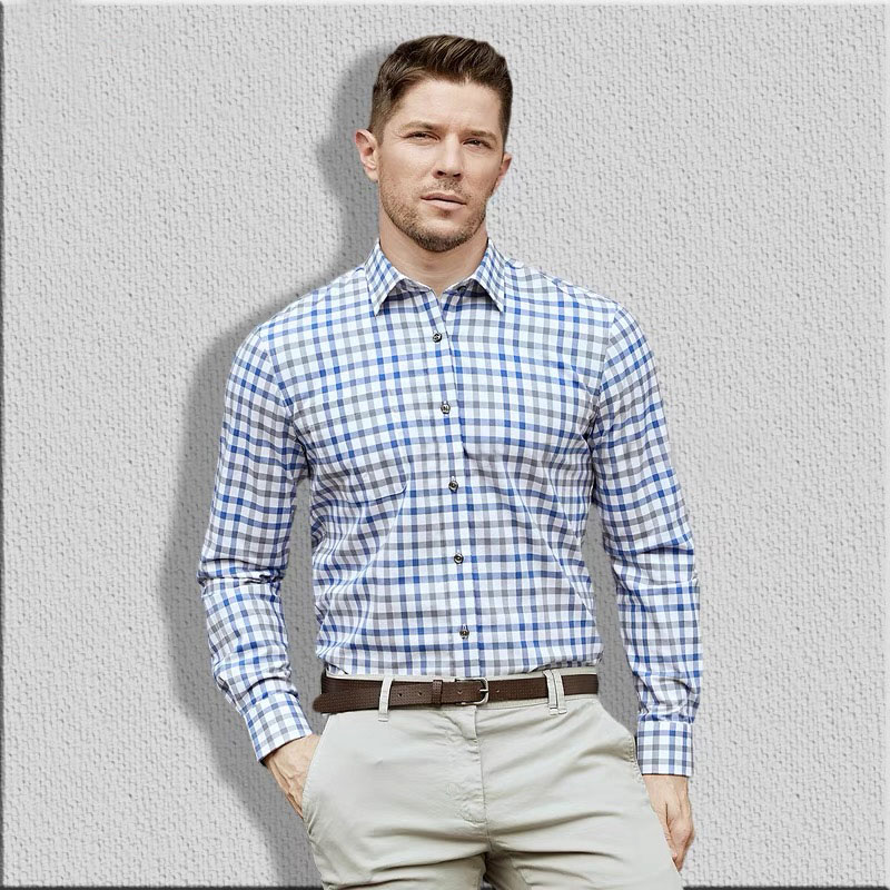 Men's long sleeve shirt pure c - Men Formal Wear Top 评论和价格