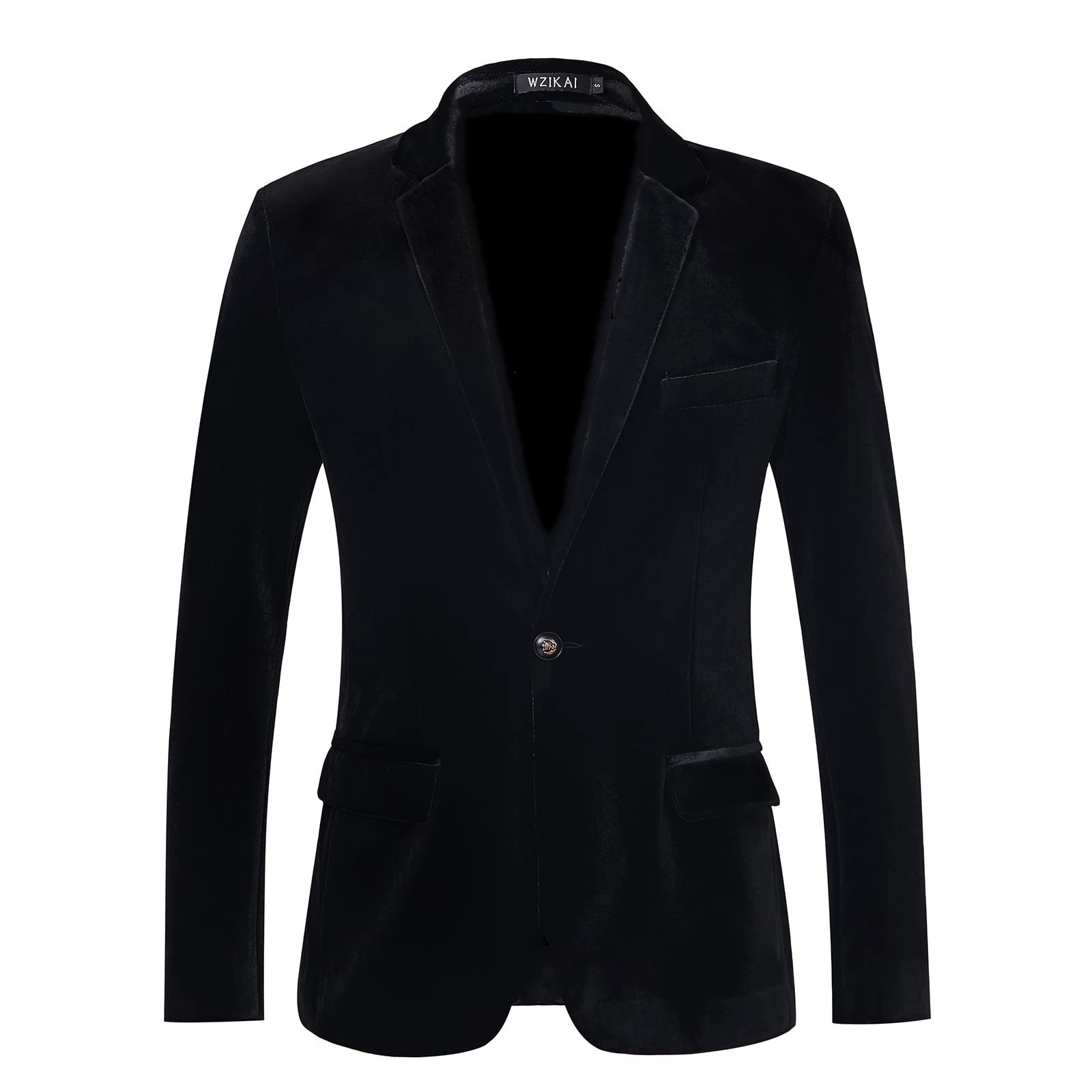 Men's Slim Fit Velvet Blazer J - Men'S Gothic Formal Wear 评论和价格