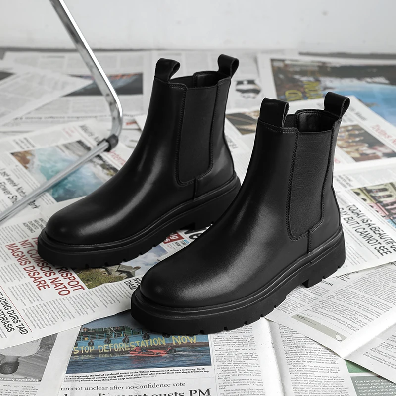 Men's Leather High-top Chelsea - Men'S Formal Wear Trends 2025 评论和价格