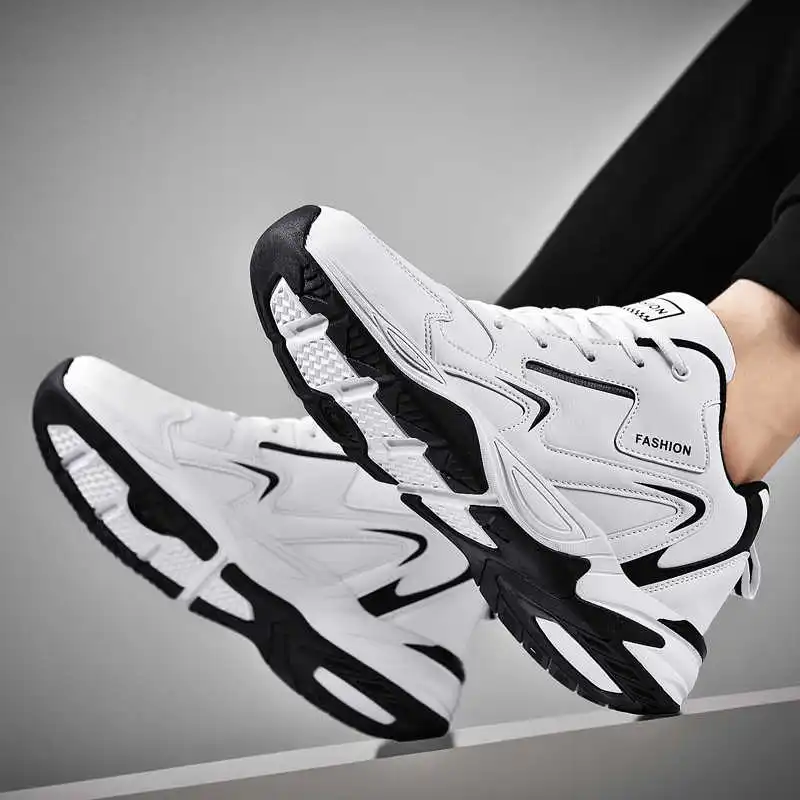 Cold-proof Spring Gym Sneakers - Men Formal Wear All Black 评论和价格
