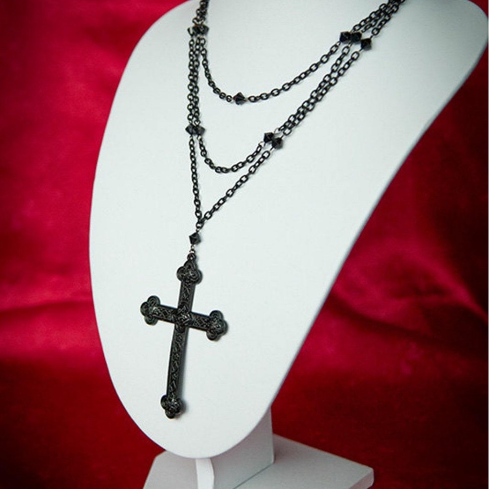 Trendy Gothic Black Engrave Pa - Men'S Gothic Formal Wear 评论和价格